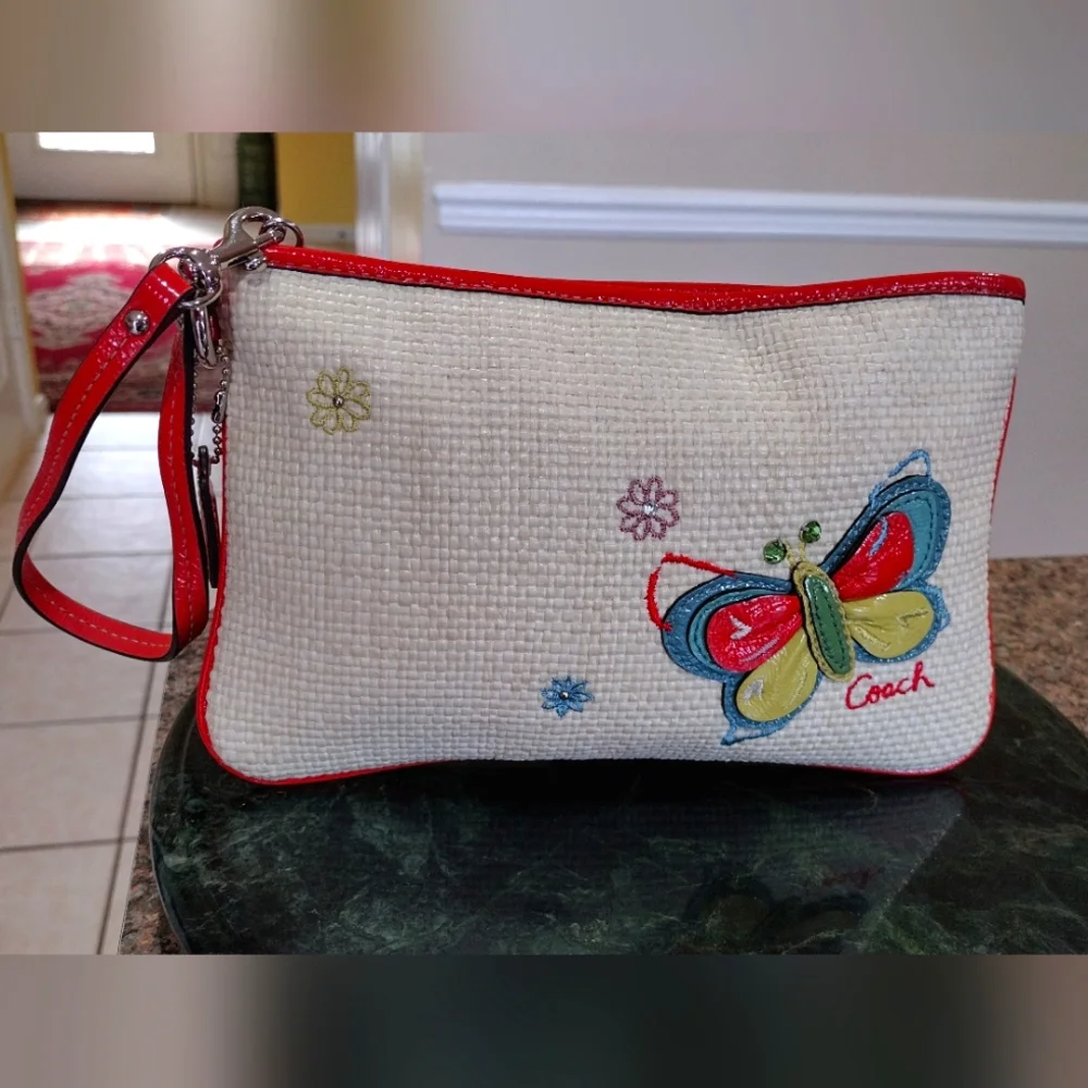 Coach Butterfly Wristlet - 9